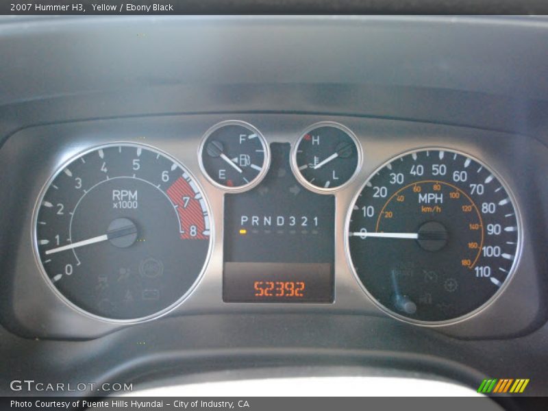  2007 H3   Gauges