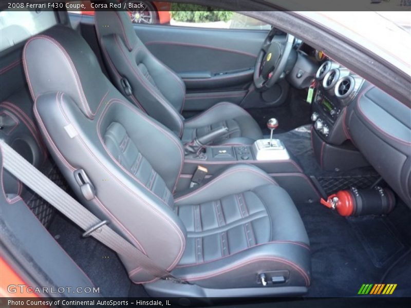  2008 F430 Coupe Black Interior