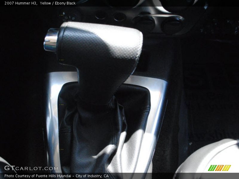 Yellow / Ebony Black 2007 Hummer H3
