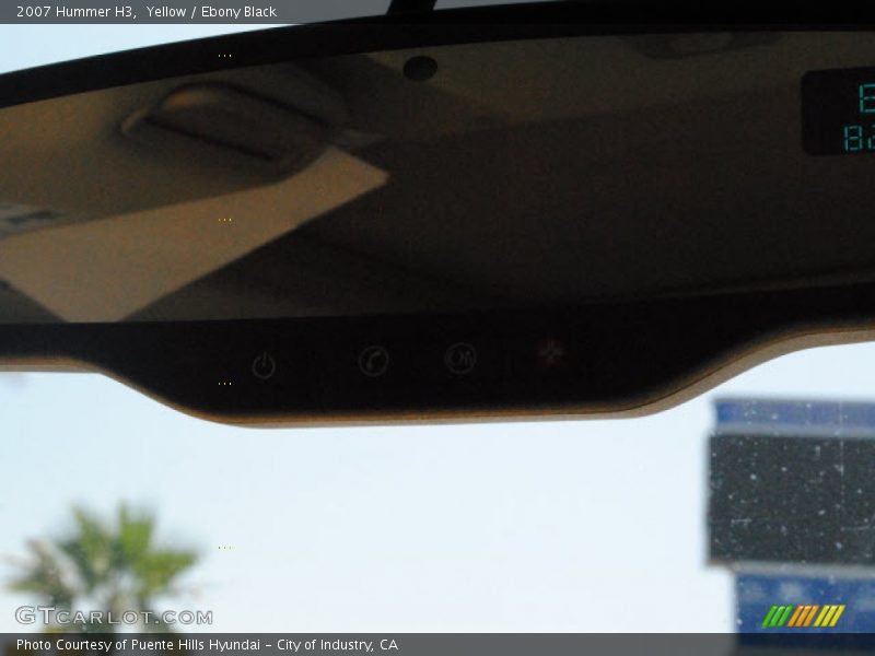 Yellow / Ebony Black 2007 Hummer H3
