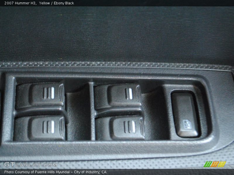 Yellow / Ebony Black 2007 Hummer H3
