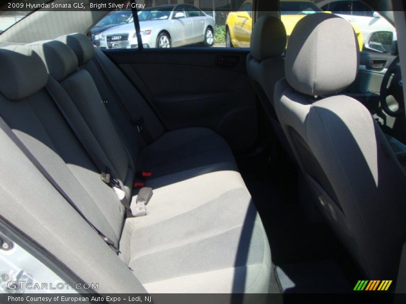 Bright Silver / Gray 2009 Hyundai Sonata GLS