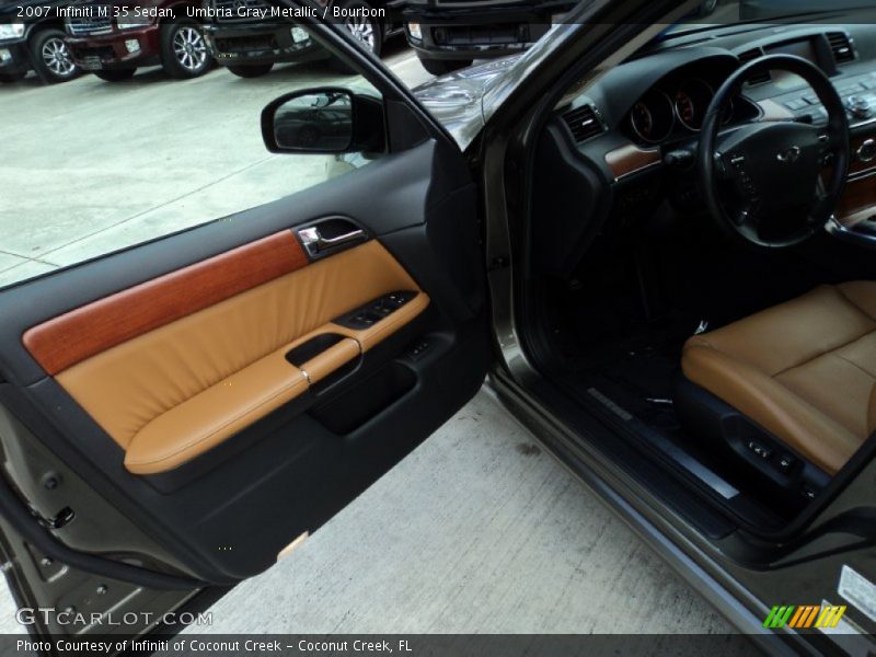 Umbria Gray Metallic / Bourbon 2007 Infiniti M 35 Sedan