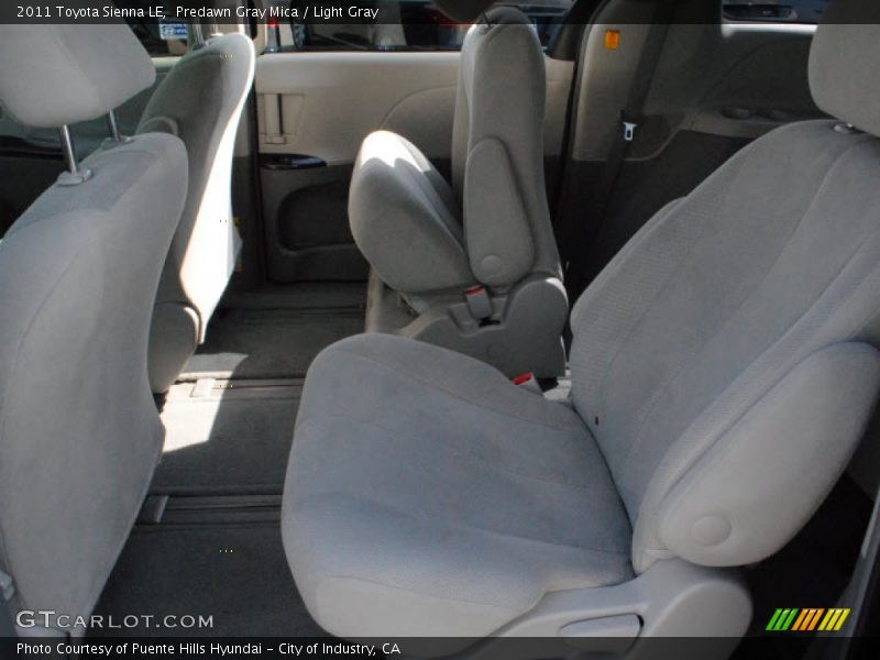 Predawn Gray Mica / Light Gray 2011 Toyota Sienna LE