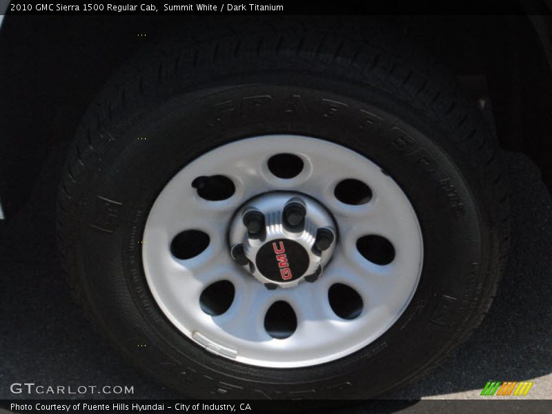 Summit White / Dark Titanium 2010 GMC Sierra 1500 Regular Cab