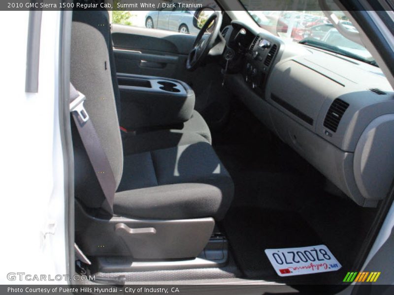 Summit White / Dark Titanium 2010 GMC Sierra 1500 Regular Cab