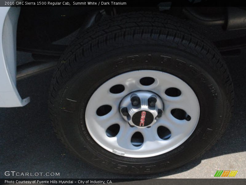 Summit White / Dark Titanium 2010 GMC Sierra 1500 Regular Cab