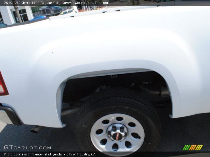 Summit White / Dark Titanium 2010 GMC Sierra 1500 Regular Cab