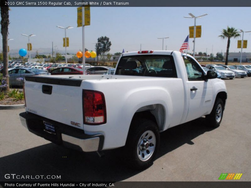 Summit White / Dark Titanium 2010 GMC Sierra 1500 Regular Cab
