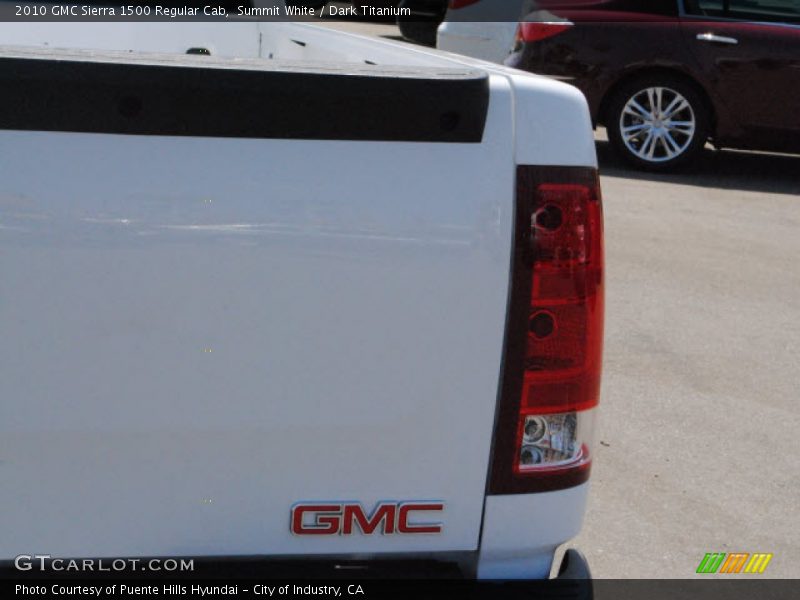 Summit White / Dark Titanium 2010 GMC Sierra 1500 Regular Cab