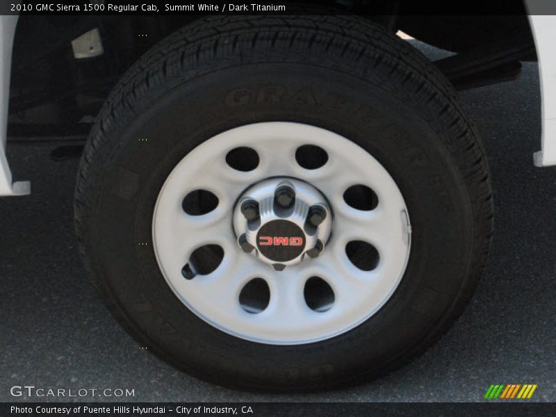 Summit White / Dark Titanium 2010 GMC Sierra 1500 Regular Cab