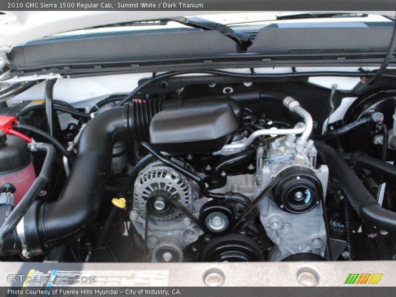 Summit White / Dark Titanium 2010 GMC Sierra 1500 Regular Cab