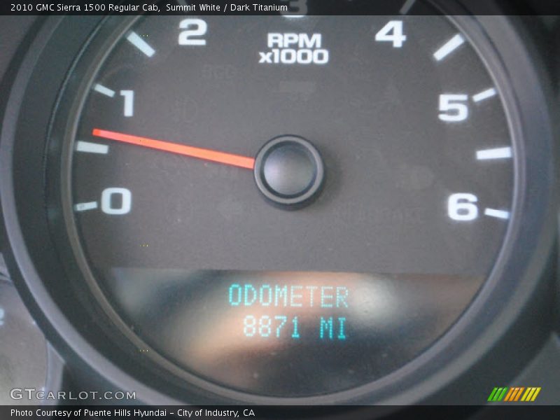 Summit White / Dark Titanium 2010 GMC Sierra 1500 Regular Cab