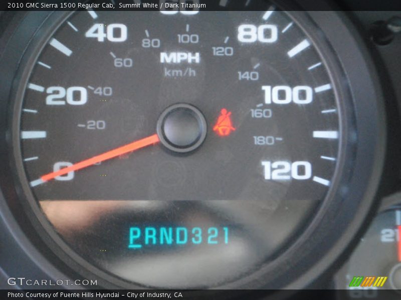 Summit White / Dark Titanium 2010 GMC Sierra 1500 Regular Cab