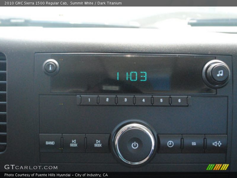 Summit White / Dark Titanium 2010 GMC Sierra 1500 Regular Cab