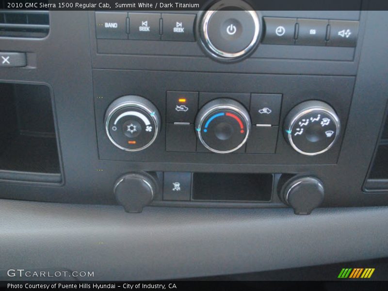 Summit White / Dark Titanium 2010 GMC Sierra 1500 Regular Cab