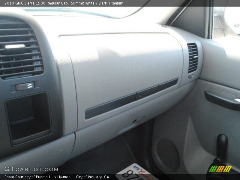 Summit White / Dark Titanium 2010 GMC Sierra 1500 Regular Cab