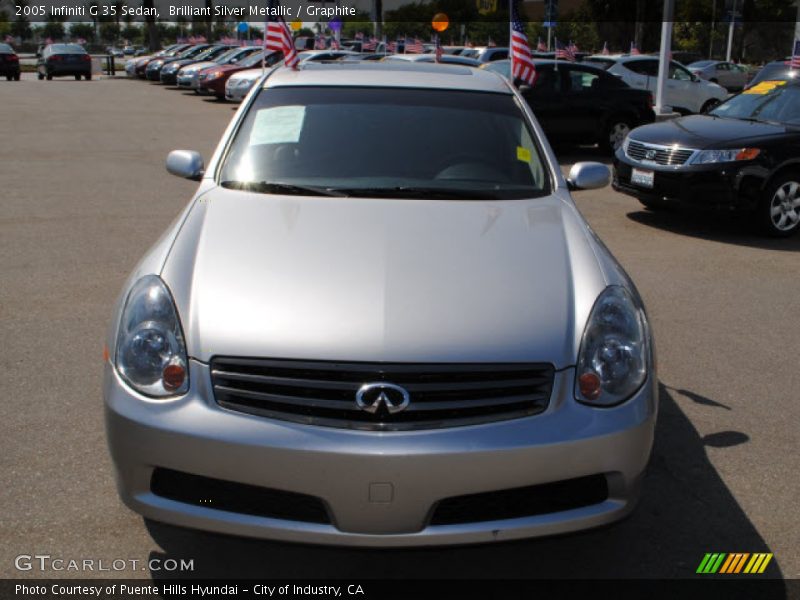 Brilliant Silver Metallic / Graphite 2005 Infiniti G 35 Sedan