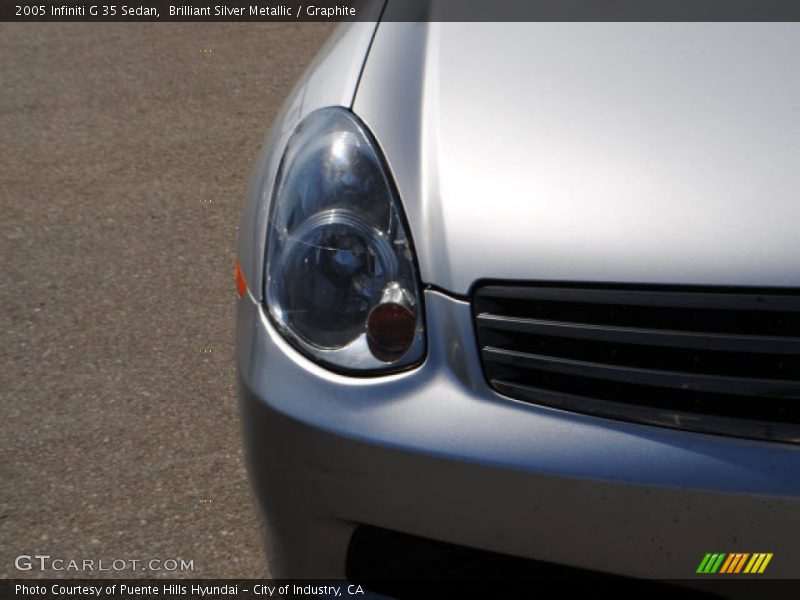 Brilliant Silver Metallic / Graphite 2005 Infiniti G 35 Sedan