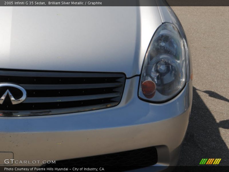Brilliant Silver Metallic / Graphite 2005 Infiniti G 35 Sedan