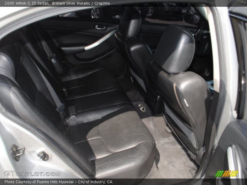 Brilliant Silver Metallic / Graphite 2005 Infiniti G 35 Sedan