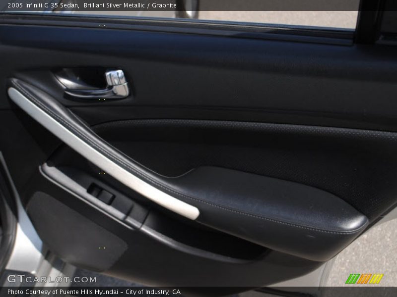 Brilliant Silver Metallic / Graphite 2005 Infiniti G 35 Sedan