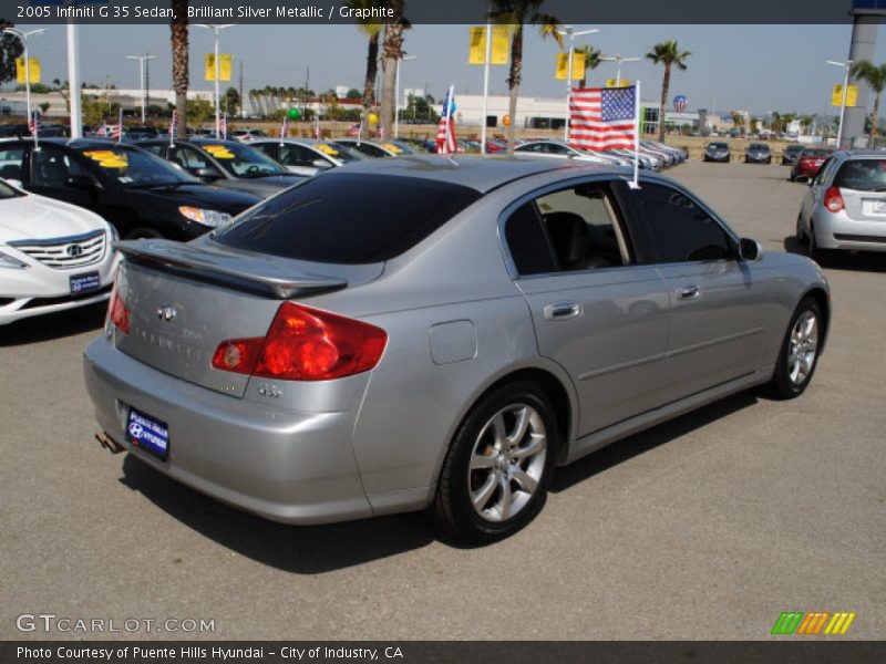 Brilliant Silver Metallic / Graphite 2005 Infiniti G 35 Sedan