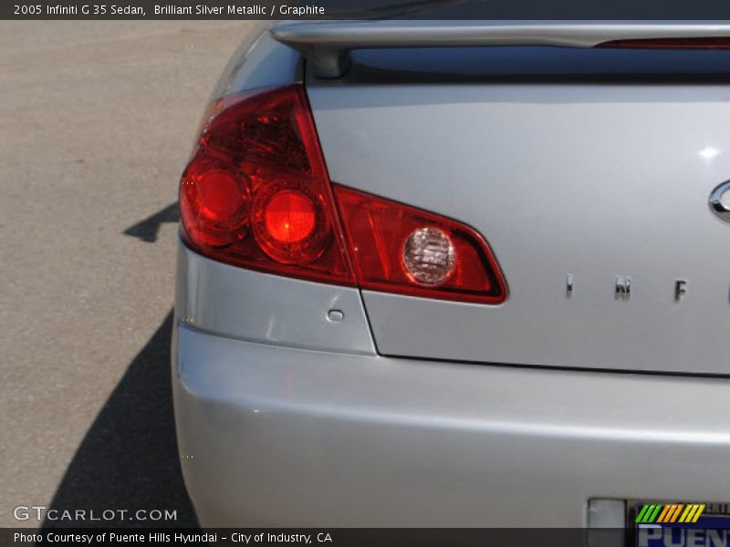 Brilliant Silver Metallic / Graphite 2005 Infiniti G 35 Sedan