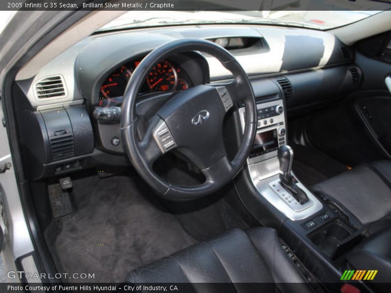 Brilliant Silver Metallic / Graphite 2005 Infiniti G 35 Sedan