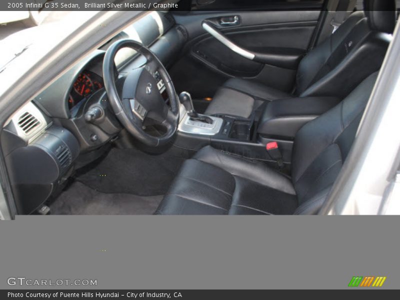 Brilliant Silver Metallic / Graphite 2005 Infiniti G 35 Sedan
