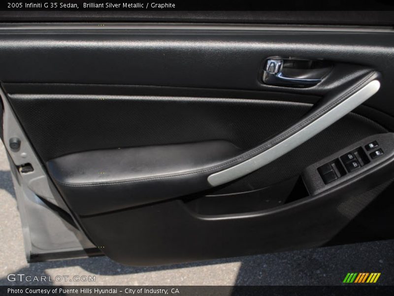 Brilliant Silver Metallic / Graphite 2005 Infiniti G 35 Sedan