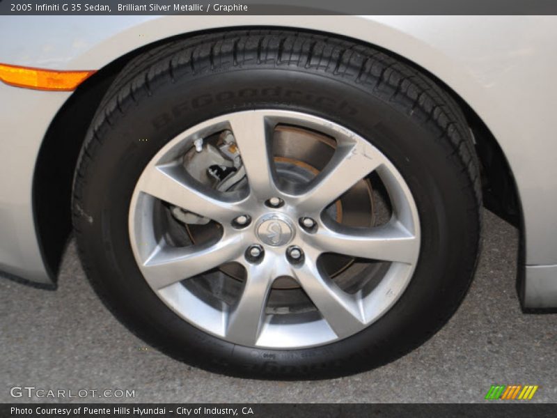 Brilliant Silver Metallic / Graphite 2005 Infiniti G 35 Sedan