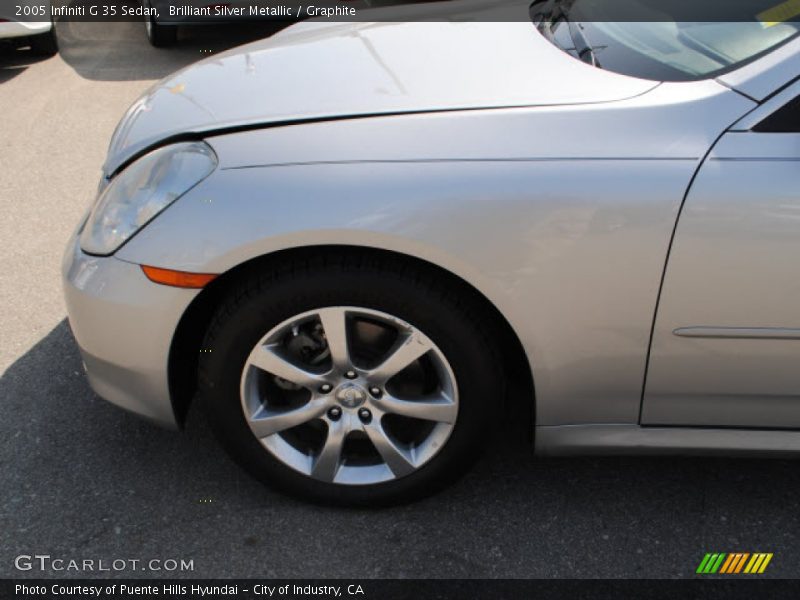 Brilliant Silver Metallic / Graphite 2005 Infiniti G 35 Sedan