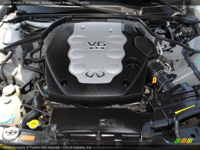 Brilliant Silver Metallic / Graphite 2005 Infiniti G 35 Sedan