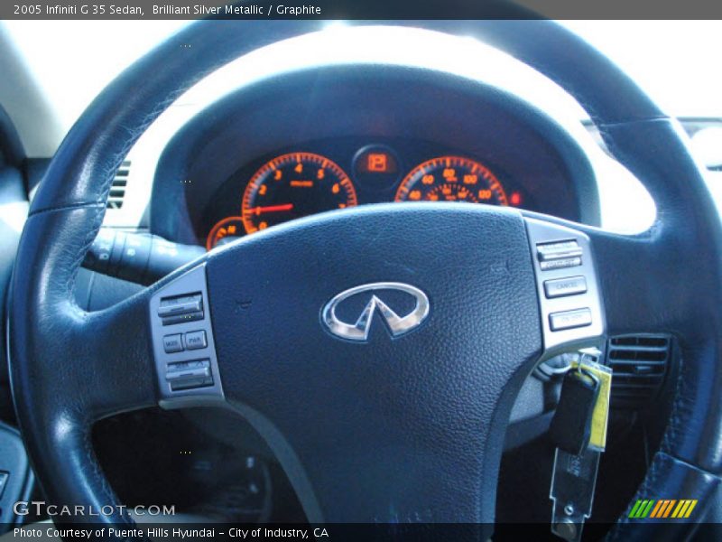 Brilliant Silver Metallic / Graphite 2005 Infiniti G 35 Sedan