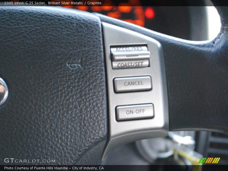 Brilliant Silver Metallic / Graphite 2005 Infiniti G 35 Sedan