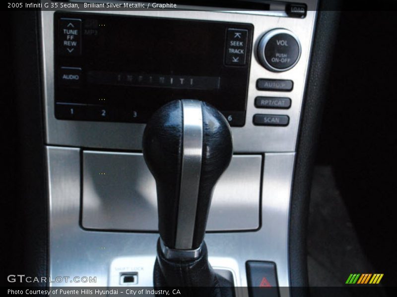 Brilliant Silver Metallic / Graphite 2005 Infiniti G 35 Sedan