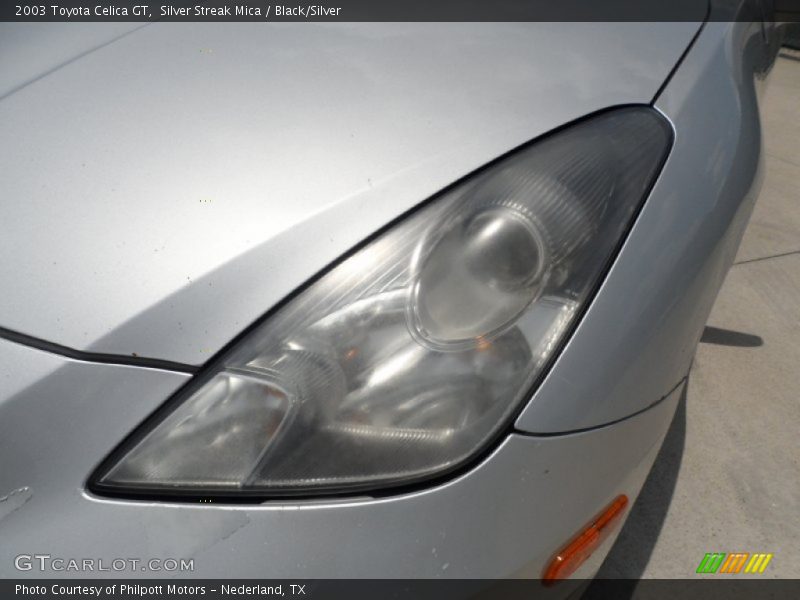 Silver Streak Mica / Black/Silver 2003 Toyota Celica GT