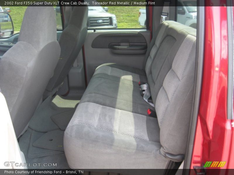 Toreador Red Metallic / Medium Flint 2002 Ford F350 Super Duty XLT Crew Cab Dually