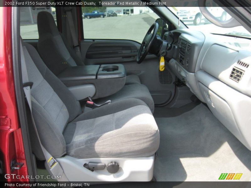 Toreador Red Metallic / Medium Flint 2002 Ford F350 Super Duty XLT Crew Cab Dually