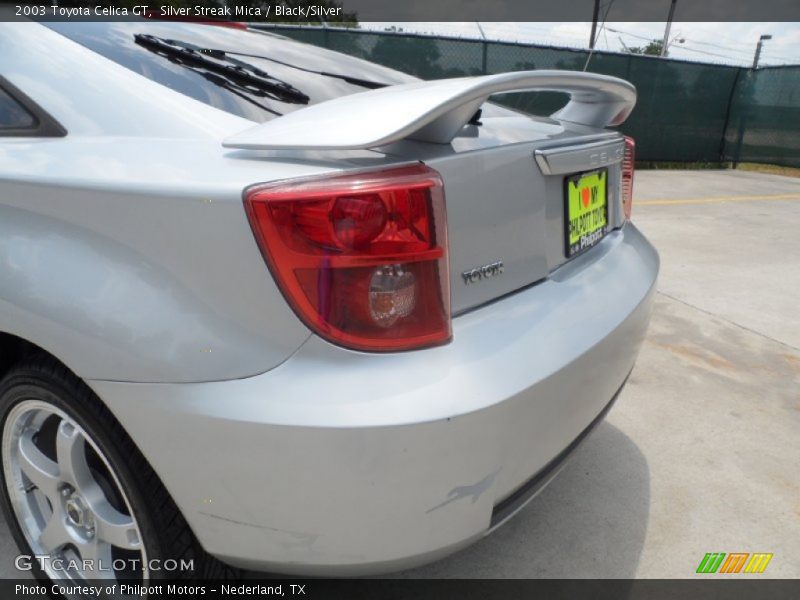 Silver Streak Mica / Black/Silver 2003 Toyota Celica GT