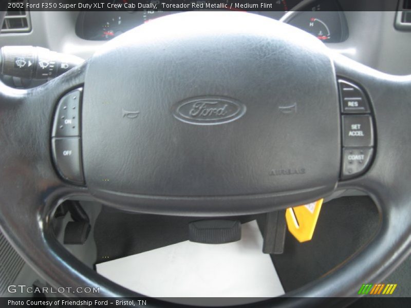 Toreador Red Metallic / Medium Flint 2002 Ford F350 Super Duty XLT Crew Cab Dually
