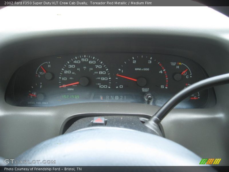  2002 F350 Super Duty XLT Crew Cab Dually XLT Crew Cab Dually Gauges
