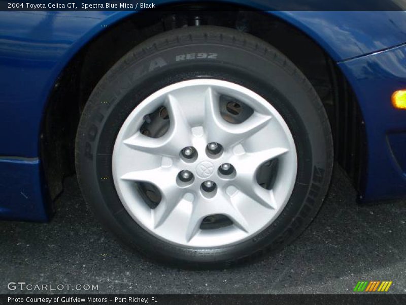 Spectra Blue Mica / Black 2004 Toyota Celica GT