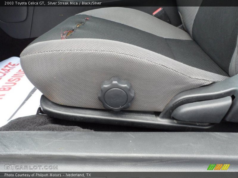 Silver Streak Mica / Black/Silver 2003 Toyota Celica GT