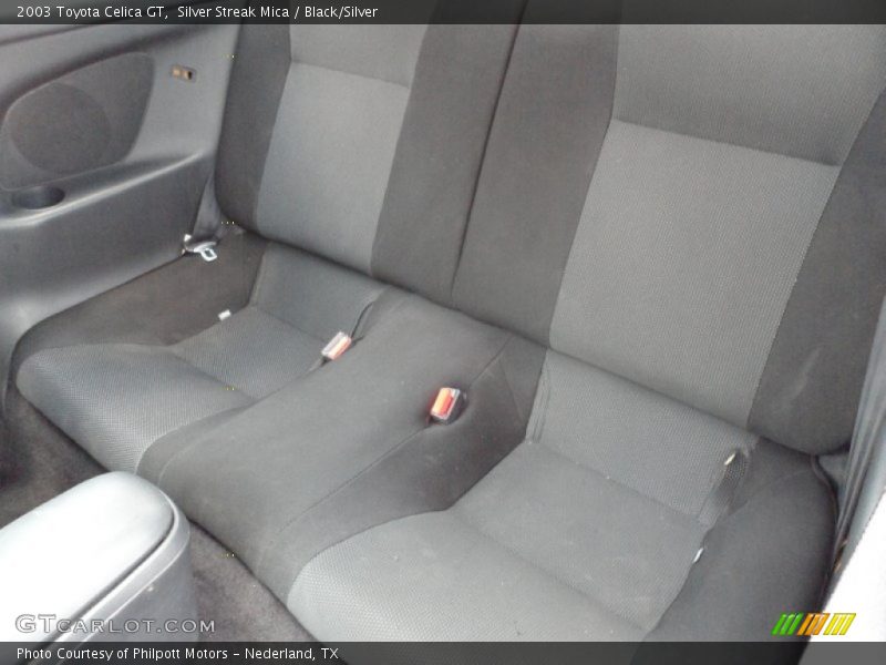  2003 Celica GT Black/Silver Interior