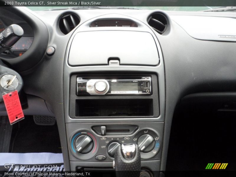 Silver Streak Mica / Black/Silver 2003 Toyota Celica GT