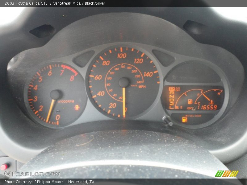  2003 Celica GT GT Gauges
