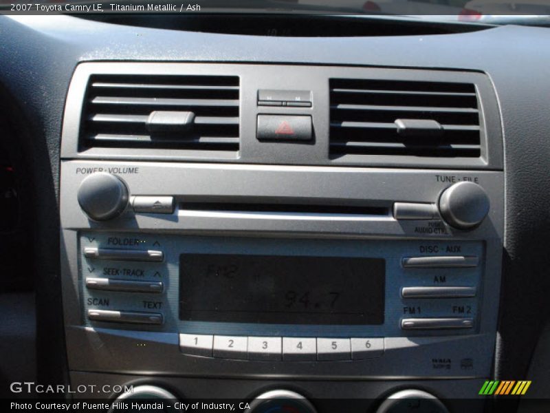 Titanium Metallic / Ash 2007 Toyota Camry LE