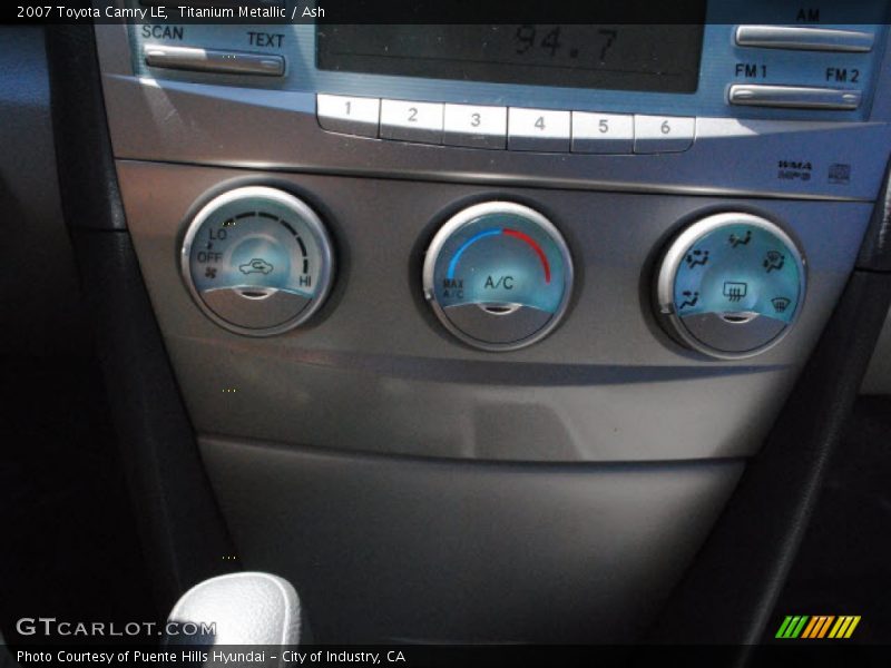 Titanium Metallic / Ash 2007 Toyota Camry LE